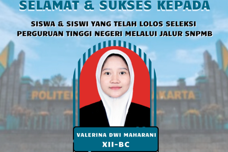 Siswa/i SMKN 2 Bogor yang diterima di PTN melalui Jalur SNBP Tahun 2025